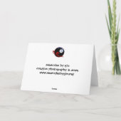 8-Ball-Geschenke und Grüße Karte (Rückseite)