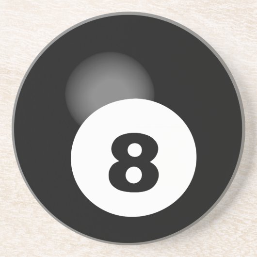 8 Ball Getränkeuntersetzer (Vorne)