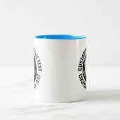 8 Ball & Großer Text HELLBLAU 325ml Custom Zweifarbige Tasse (Mittel)