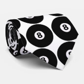 8-Ball-Krawatte Krawatte (Gerollt)