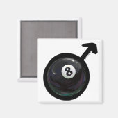 8 Ball Magnet (Vorderseite/Rückseite)