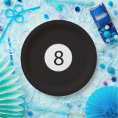 8 Ball Pappteller (Party)