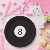 8 Ball Pappteller (Party)
