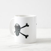 8 Ball Pirat Kaffeetasse (Vorderseite Links)