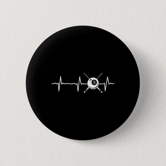 8-Ball Pool Billard - Billiard Heartbeat Button (Vorderseite)
