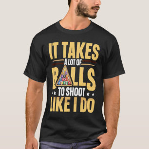 8 Ball Pool Billard für einen Poolspieler 1 T-Shirt