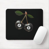 8 Ball Pool Billard Player Cherries Mousepad (Mit Mouse)
