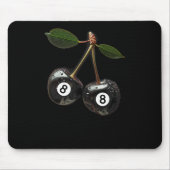 8 Ball Pool Billard Player Cherries Mousepad (Vorne)