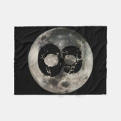 8 Ball Pool Billard Player Vollmond Fleecedecke (Vorderseite (Horizontal))