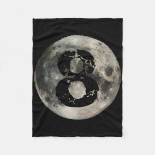 8 Ball Pool Billard Player Vollmond Fleecedecke