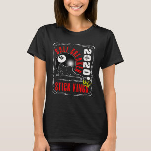 8 Ball Pool Billard Stock König Spieler Tee 1