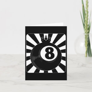 8 Ball Pool Billiard Player Karte