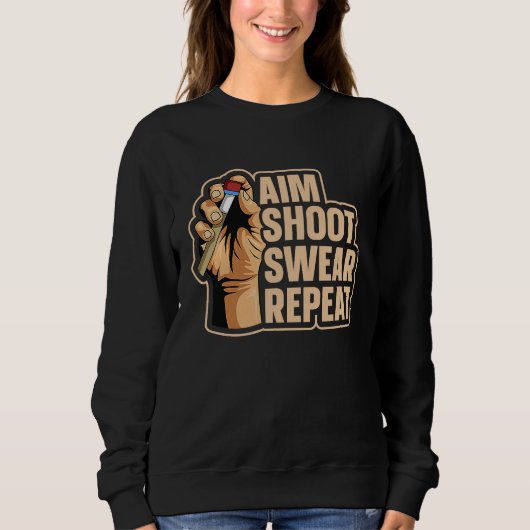 8 ball pool billiard Quote for a Pool player  1 Sweatshirt (Vorderseite)