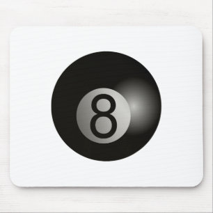 8 Ball Pool Hall Shark Billiards Spieler Hustler Mousepad