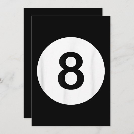 8 Ball Pool Hall T-Shirts, Shark Lover Geschenk Dankeskarte (Vorne/Hinten)