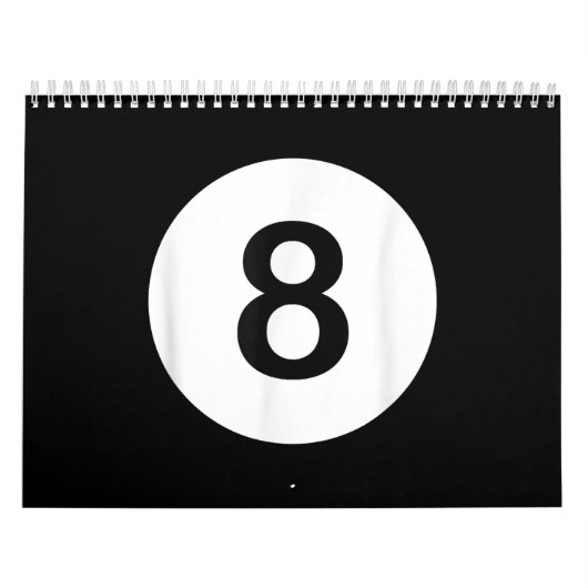 8 Ball Pool Hall T-Shirts, Shark Lover Geschenk Kalender (Titelbild)