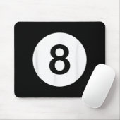8 Ball Pool Hall T-Shirts, Shark Lover Geschenk Mousepad (Mit Mouse)