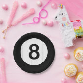 8 Ball Pool Hall T-Shirts, Shark Lover Geschenk Pappteller (Party)