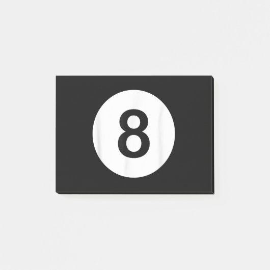 8 Ball Pool Hall T-Shirts, Shark Lover Geschenk Post-it Klebezettel (Vorderseite)