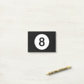 8 Ball Pool Hall T-Shirts, Shark Lover Geschenk Post-it Klebezettel (Auf Schreibtisch)