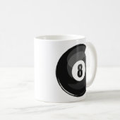 8 Ball-Pool Kaffeetasse (VorderseiteRechts)