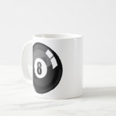 8 Ball-Pool Kaffeetasse (Vorderseite Links)