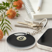 8 Ball-Pool-Tasche Identifikations-UMBAU oder Schlüsselanhänger (Vorderseite rechts)