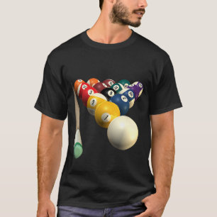 8 Ball Pool Team Bar League Billard Damen T-Shirt