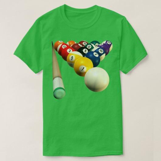 8-BALL-POOL-TEAM-TSHIRTS FÜR BAR LEAGUE-SHOOOTER T-Shirt (Design vorne)