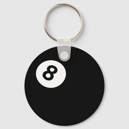 8 Ball Schlüsselanhänger (Vorderseite)