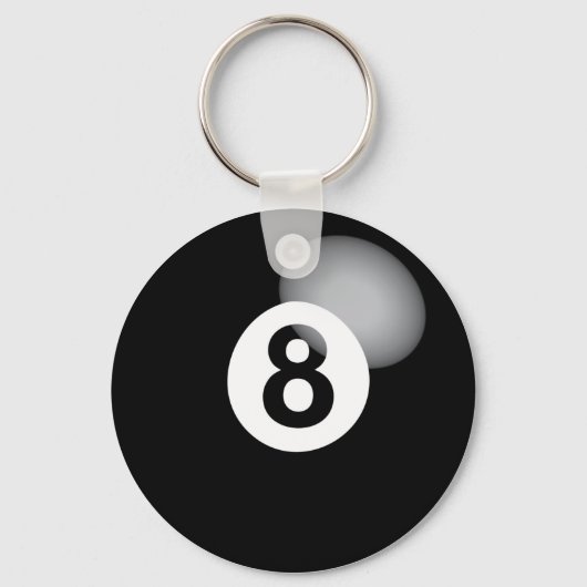 8 Ball Schlüsselanhänger (Vorderseite)