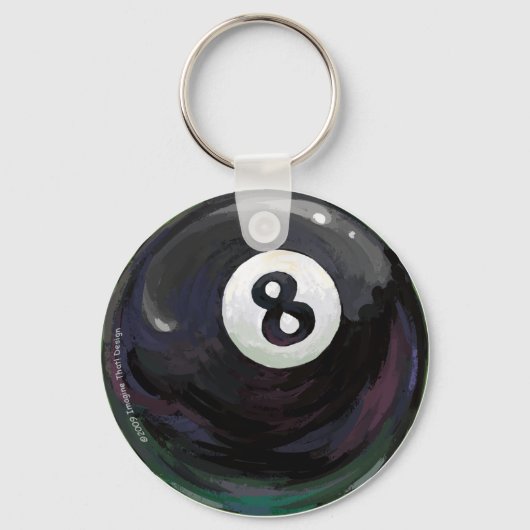 8 Ball Schlüsselanhänger (Vorderseite)