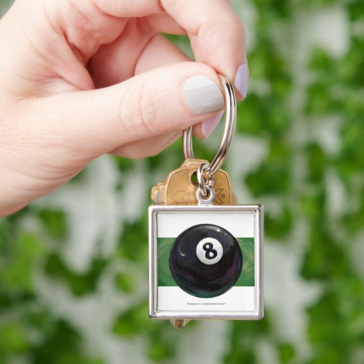 8 Ball Schlüsselanhänger (Hand)