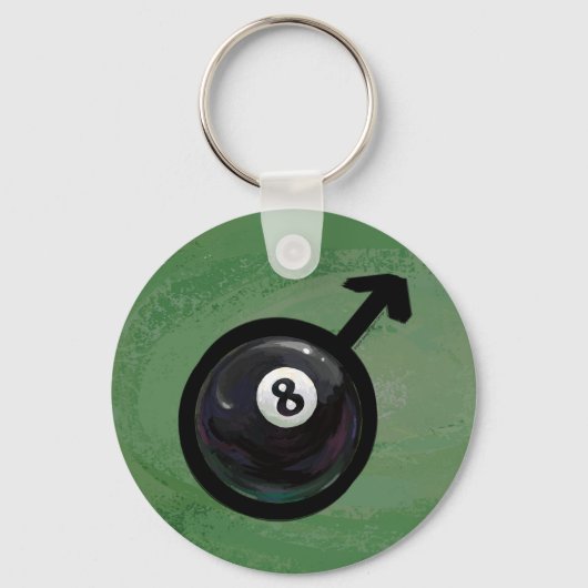 8 Ball Schlüsselanhänger (Vorderseite)