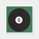 8 Ball Serviette (Vorderseite)