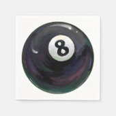 8 Ball Serviette (Vorderseite)