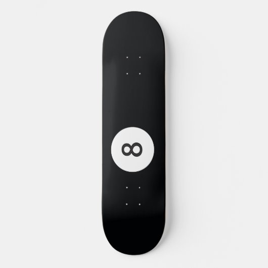 8 Ball-Skateboard Skateboard (Vorderseite)