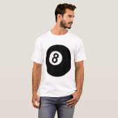 8 Ball Sticker Decal T-Shirt (Vorne ganz)