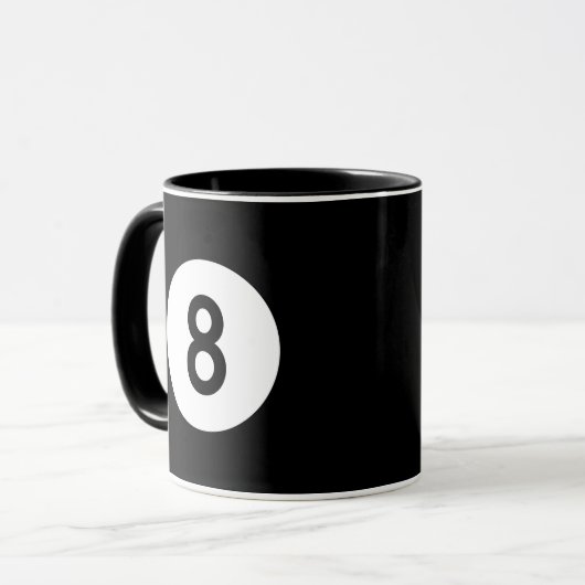 8 Ball Tasse (Vorderseite Links)