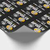 8 Ball und 9 Ball Spaß Funny Billiard Geschenkpapier (Ecke)