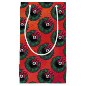 8 Ball Weihnachtskranz Kleine Geschenktüte (Vorderseite)