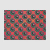 8 Ball Weihnachtskranz Seidenpapier (Vorderseite)