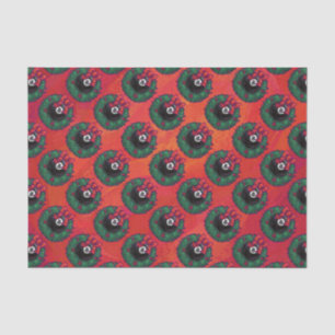 8 Ball Weihnachtskranz Seidenpapier