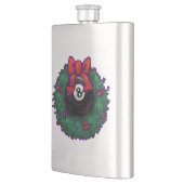 8 Ball Weihnachtsrad Red Flachmann (Links)