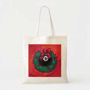 8 Ball Weihnachtsrad Red Tragetasche