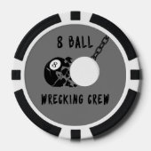 8 Ball Wrecking-Crew Pokerchips (Vorderseite)