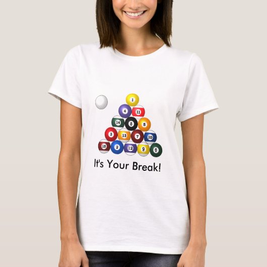 8 Ballgestell-Shirts T-Shirt (Vorderseite)
