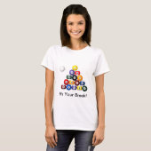 8 Ballgestell-Shirts T-Shirt (Vorne ganz)