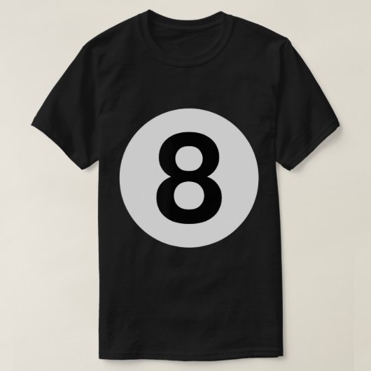 8 BALLMILLIARDEN TABELLENKOSTEN ACHT BALL T-S T-Shirt (Design vorne)