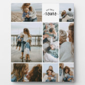 8 Benutzerdefinierte Fotocollage Beste Mutter über Fotoplatte (Vorderseite)
